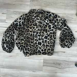 Banana republic leopard tunic